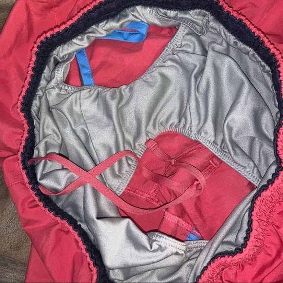 Nike Tempo Running Shorts Size Medium  Pink Rose Blue Black Run Lined Workout - Picture 5 of 7